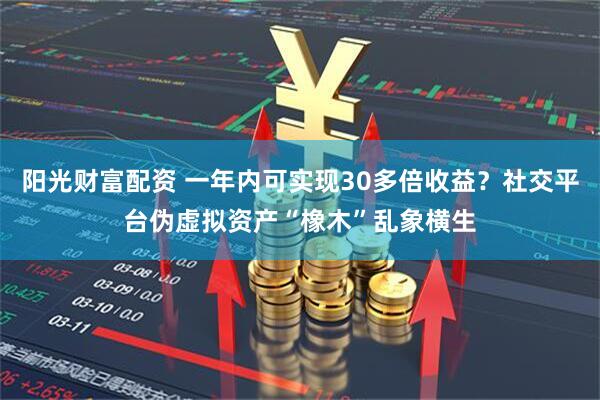 阳光财富配资 一年内可实现30多倍收益？社交平台伪虚拟资产“橡木”乱象横生