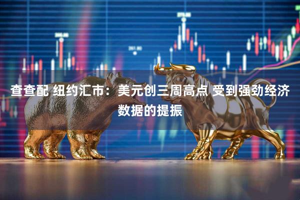 查查配 纽约汇市：美元创三周高点 受到强劲经济数据的提振